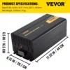 Power Inverter, 5000W Modified Sine Wave Inverter, DC 12V to AC 120V Car Converter, with LCD Remote Controller, LED Indicator, AC Outlets Inverter for Truck RV Car Boat Travel Camping Emergency - Image 6