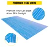 RV Awning 20' Camper Awning Fabric, Trailer Awning Canopy Patio Camping Car Awning, Vinyl Roller Tube for RV, Van, SUV, Awning Replacement Ocean Blue Fade
