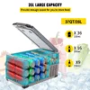 Portable Refrigerator 37 Quart(35 Liter),12 Volt Refrigerator App Control(-4~68), Car Refrigerator Dual Zone with 12/24v DC & 110-240v AC for Camping, Travel, Fishing, Outdoor or Home Use - Image 12