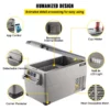 Portable Refrigerator 37 Quart(35 Liter),12 Volt Refrigerator App Control(-4~68), Car Refrigerator Dual Zone with 12/24v DC & 110-240v AC for Camping, Travel, Fishing, Outdoor or Home Use - Image 14