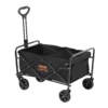 Collapsible Folding Wagon, 2 cu.ft Beach Wagon Cart with All-Terrain 5in Wheels, Heavy Duty Folding Wagon Cart 220 lbs Weight Capacity with Drink Holders, Sports Wagon for Camping, Shopping, Gar - Image 8