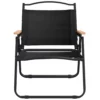 Camping Chairs 2 pcs Black 21.3"x16.9"x23.2" Oxford Fabric - Image 3