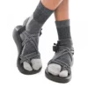 V-Toe Dark Grey Wool Casual or Hiking V-Toe Flip-Flop Tabi Big Toe Chaco Socks - Image 3