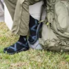 3 Pairs Black Wool Casual or Hiking V-Toe Flip-Flop Tabi Big Toe Socks - Image 4