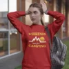 Weekends Are For Camping Phrase Sweatshirt Women's -GoatDeals Designs - Image 2