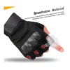 Tactical Fingerless Airsoft Gloves for Outdoor Sports, Paintball, and Motorcycling - Image 21