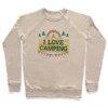 I LOVE CAMPING (POCKET CAMP PARODY) CREWNECK SWEATSHIRT - Image 3