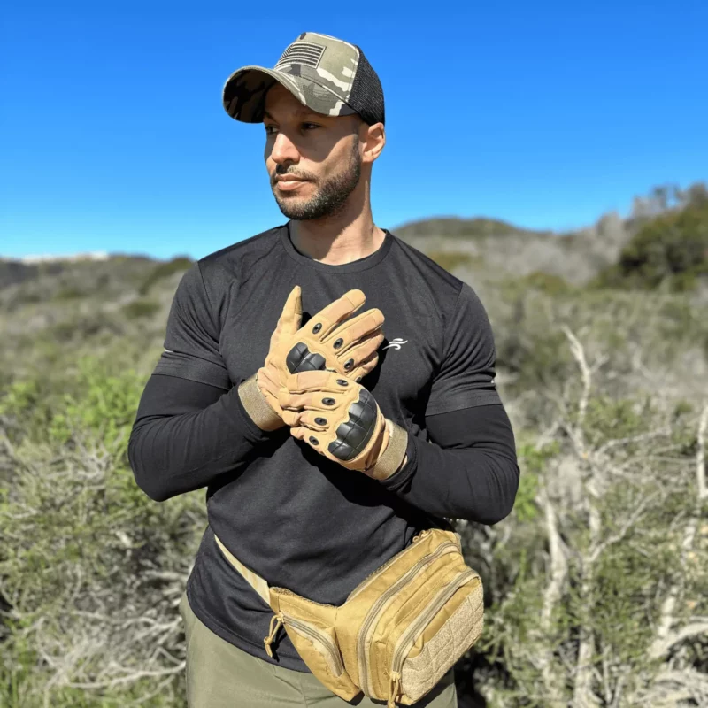Tactical Military Airsoft Gloves for Outdoor Sports, Paintball, and Motorcycling with Touchscreen Fingertip Capability - Image 126
