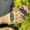 Tactical Fingerless Airsoft Gloves for Outdoor Sports, Paintball, and Motorcycling - Image 16