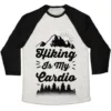 HIKING IS MY CARDIO UNISEX TRI-BLEND BASEBALL TEE - Image 2
