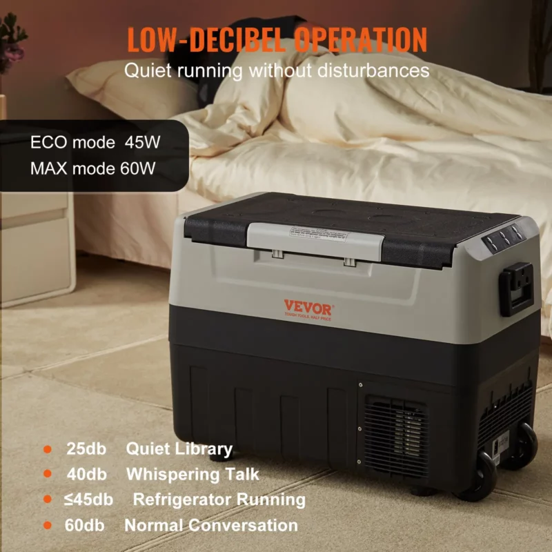 Car Refrigerator, 12 Volt Car Refrigerator Fridge, 37 QT/35 L Dual Zone Portable Freezer, -4-50 Adjustable Range, 12/24V DC and 100-240V AC Compressor Cooler for Outdoor, Camping, Travel, RV - Image 4