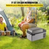 Portable Refrigerator 21 Quart(20 Liter),12 Volt Refrigerator App Control(-4~68), Car Refrigerator Electric Compressor Cooler with 12/24v DC & 110-240v AC for Camping, Travel, Fishing, Outdoor or Home Use