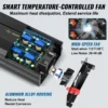 Pure Sine Wave Inverter, 5000 Watt, Power Inverter, DC 12V to AC 120V Car Inverter, with LCD Display, USB Port and Remote Controller, Power Converter for Car RV Truck Solar System Travel Camping - Image 5