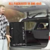 Camping Kitchen Table, Folding Outdoor Cooking Table with Storage Carrying Bag, Aluminum Cook Station 1 Cupboard & Detachable Windscreen, Quick Set-up for Picnics, BBQ, RV Traveling, Black - Image 5