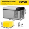 12 Volt Refrigerator 10 Qt, Portable Mini Freezer (-4~68) W/APP Control Car Compressor Fridge Cooler 12V/24V DC and 110-220V AC For Camping, Road Trip, Travel, Outdoor and Home - Image 6