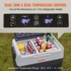 Car Refrigerator, 12 Volt Car Refrigerator Fridge, 48 QT/45 L Dual Zone Portable Freezer, -4-50 Adjustable Range, 12/24V DC and 100-240V AC Compressor Cooler for Outdoor, Camping, Travel, RV - Image 2