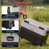 Car Refrigerator, 12 Volt Car Refrigerator Fridge, 48 QT/45 L Dual Zone Portable Freezer, -4-50 Adjustable Range, 12/24V DC and 100-240V AC Compressor Cooler for Outdoor, Camping, Travel, RV - Image 5