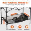 Folding Camping Table, Outdoor Portable Side Tables, Lightweight Fold Up Table, Aluminum & Steel Ultra Compact Work Table with Large Storage and Carry Bag, For Beach, Picnic, Travel, 24x16 inch - Image 4