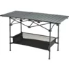 Folding Camping Table, Outdoor Portable Side Tables, Lightweight Fold Up Table, Aluminum & Steel Ultra Compact Work Table with Large Storage and Carry Bag, For Beach, Picnic, Travel, 24x16 inch - Image 8