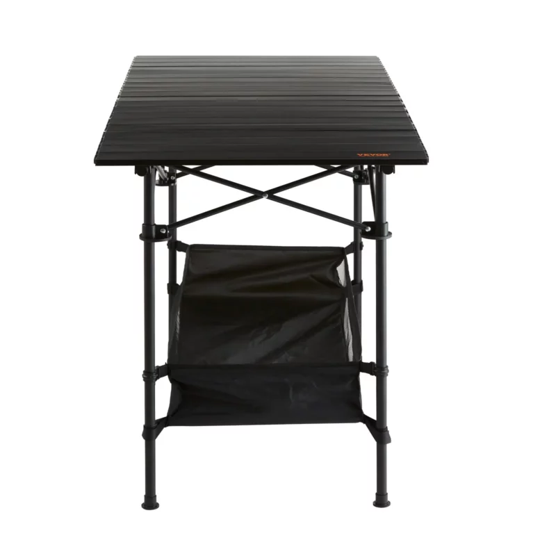Folding Camping Table, Outdoor Portable Side Tables, Lightweight Fold Up Table, Aluminum & Steel Ultra Compact Work Table with Large Storage and Carry Bag, For Beach, Picnic, Travel, 24x16 inch - Image 9