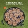 21 Inch Cooking Grate for 21 inch Kettle Grill, Round Replacement Charcoal Grates, Iron Gas Grill Replacement Parts for Outdoor Cooking, Barbecue Camping, Picnic, Patio and Backyard, Silver - Image 2