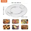 21 Inch Cooking Grate for 21 inch Kettle Grill, Round Replacement Charcoal Grates, Iron Gas Grill Replacement Parts for Outdoor Cooking, Barbecue Camping, Picnic, Patio and Backyard, Silver - Image 6