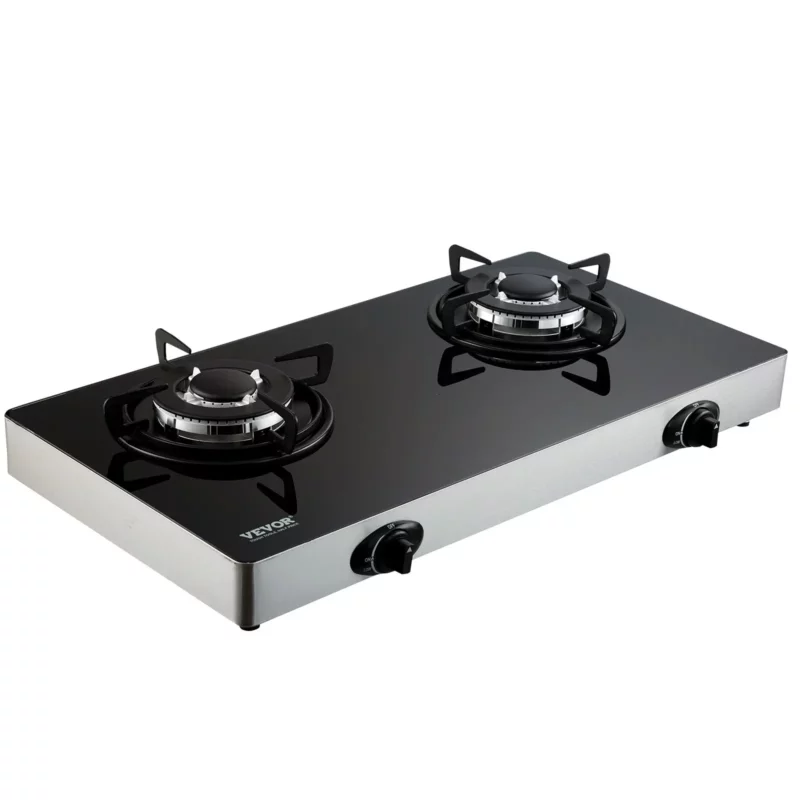 Gas Cooktop 28 inch, Max 10100BTU 2 Burners Tempered Glass Countertop Gas Stove Top, Portable Natural Gas Hob with Pulse Electronic Ignition for Outdoor, Kitchen, Camping, RV, Apartment - Image 9