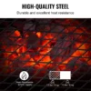 Folding Campfire Grill, Heavy Duty Steel Mesh Grate, 22.4" Portable Camping Grates Over Fire Pit, Camp Fire Cooking Equipment with Legs Carrying Bag, Grilling Rack for Outdoor Open Flame Cooking - Image 2