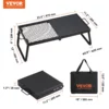 Folding Campfire Grill, Heavy Duty Steel Mesh Grate, 22.4" Portable Camping Grates Over Fire Pit, Camp Fire Cooking Equipment with Legs Carrying Bag, Grilling Rack for Outdoor Open Flame Cooking - Image 6