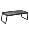 Folding Campfire Grill, Heavy Duty Steel Mesh Grate, 22.4" Portable Camping Grates Over Fire Pit, Camp Fire Cooking Equipment with Legs Carrying Bag, Grilling Rack for Outdoor Open Flame Cooking - Image 8