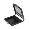 Folding Campfire Grill, Heavy Duty Steel Mesh Grate, 22.4" Portable Camping Grates Over Fire Pit, Camp Fire Cooking Equipment with Legs Carrying Bag, Grilling Rack for Outdoor Open Flame Cooking - Image 10