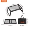 Folding Campfire Grill, Heavy Duty Steel Mesh Grate, 18" Portable Camping Grates Over Fire Pit, Camp Fire Cooking Equipment with Legs Carrying Bag, Grilling Rack for Outdoor Open Flame Cooking - Image 6