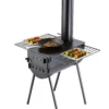 Wood Stove, 118 inch, Alloy Steel Camping Tent Stove, Portable Wood Burning Stove with Chimney Pipes & Gloves, 3000inFirebox Hot Tent Stove for Outdoor Cooking and Heating with 8 Pipes - Image 10