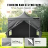10x10 FT Pop up Canopy with Removable Sidewalls, Instant Canopies Portable Gazebo & Wheeled Bag, UV Resistant Waterproof, Enclosed Canopy Tent for Outdoor Events, Patio, Backyard, Party, Camping - Image 3
