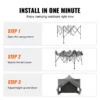 10x10 FT Pop up Canopy with Removable Sidewalls, Instant Canopies Portable Gazebo & Wheeled Bag, UV Resistant Waterproof, Enclosed Canopy Tent for Outdoor Events, Patio, Backyard, Party, Camping - Image 4