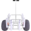 Beach Fishing Cart, 300 lbs Load Capacity, Fish and Marine Cart with Two 13" Big Wheels PU Balloon Tires for Sand, Heavy-Duty Aluminum Pier Wagon Trolley with 8 Rod Holders for Fishing, Picnic - Image 10