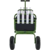 Beach Fishing Cart, 300 lbs Load Capacity, Foldable Fish and Marine Cart with Four 11" Big Wheels Rubber Balloon Tires for Sand, Heavy-Duty Steel Pier Wagon Trolley with 8 Rod Holders for Picnic - Image 8