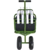 Beach Fishing Cart, 300 lbs Load Capacity, Foldable Fish and Marine Cart with Four 11" Big Wheels Rubber Balloon Tires for Sand, Heavy-Duty Steel Pier Wagon Trolley with 8 Rod Holders for Picnic - Image 10