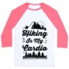 HIKING IS MY CARDIO UNISEX CLASSIC BASEBALL TEE - Image 4