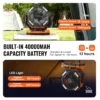 Portable Fan Rechargeable 13 inch, Battery Powered Fan with LED Lantern, 4 Speeds Adjustable & 45/90Automatic Swivel & Timer , USB Battery Operated Fans for Travel Bedroom Home Camping Office - Image 13