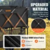 Foldable Double Decker Wagon, 400L Collapsible Wagon Cart with All-Terrain Wheels, Heavy Duty Folding Wagon Cart 450 lbs Weight Capacity for Camping, Shopping, Garden, 52" Extra Long Extender - Image 2