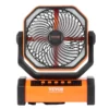Portable Fan Rechargeable 9 inch, Battery Powered Fan with LED Lantern, 4 Speeds Adjustable & 45/90Automatic Swivel & Timer , USB Battery Operated Fans for Travel Bedroom Home Camping Office - Image 10
