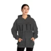 Stay Warm in Style with Our WTF Wheres The Fish Print Hoodie - Image 3