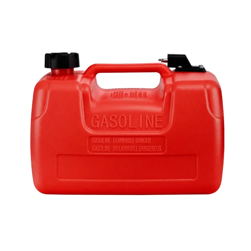 VEVOR Marine Fuel Tank, 3.17 Gallon/12L, Portable Boat Fuel Gas Tank for Outboard Engine Boats, Plastic Outboard Marine Boat Fuel Tank with Hose, Easy to Carry for Yacht, Fishing Boat, Deck Boat, Red - Image 9