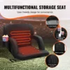 Double Heated Stadium Seat with Back Support, 3 Level Heating Wide Bleacher Seat, Folding Portable Padded Reclining Chair with Hook Pocket Cupholder, Ideal for Sport Event Beach Camping Concert - Image 3