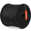 Braided Nylon Rope, 3/16 in x 1000 ft, 32 Strands, 720 LBS Breaking Strength Outdoor Climbing Rope, Arborist Tree Climbing Rigging Rope for Rock Hiking Camping Swing Rappelling Rescue, Black - Image 9