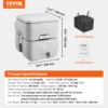 Portable Toilet for Camping, Porta Potty with Carry Bag, 5.3 Gal Waste Tank & 3.2 Gal Flush Tank, Push-Button Pressurized Flush Commode, Leak-proof and Odourless Travel Toilet for Camping Car - Image 6