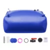 400L/105.7 Gallon Water Storage Bladder, RV Water Tank, 1000D Blue PVC Collapsible Water Storage Containers, Large Capacity Soft Water Bag, Portable Water Bladder, Fire Prevention, Camping - Image 8