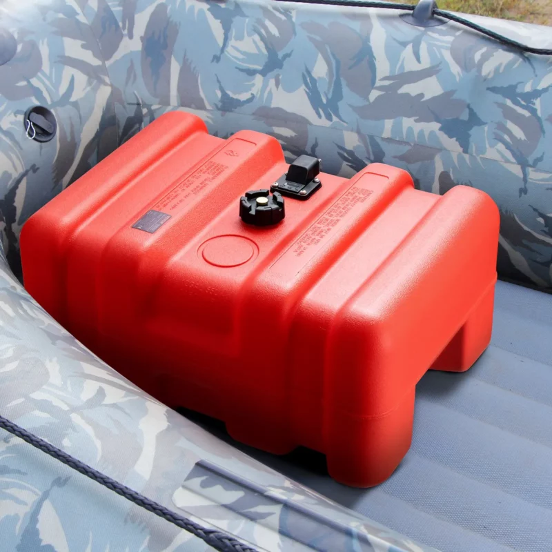 VEVOR Marine Fuel Tank, 14.53 Gallon/55L, Portable Boat Fuel Gas Tank for Outboard Engine Boats, Plastic Outboard Marine Boat Fuel Tank with Hose, Easy to Carry for Yacht, Fishing Boat, Deck Boat, Red - Image 17