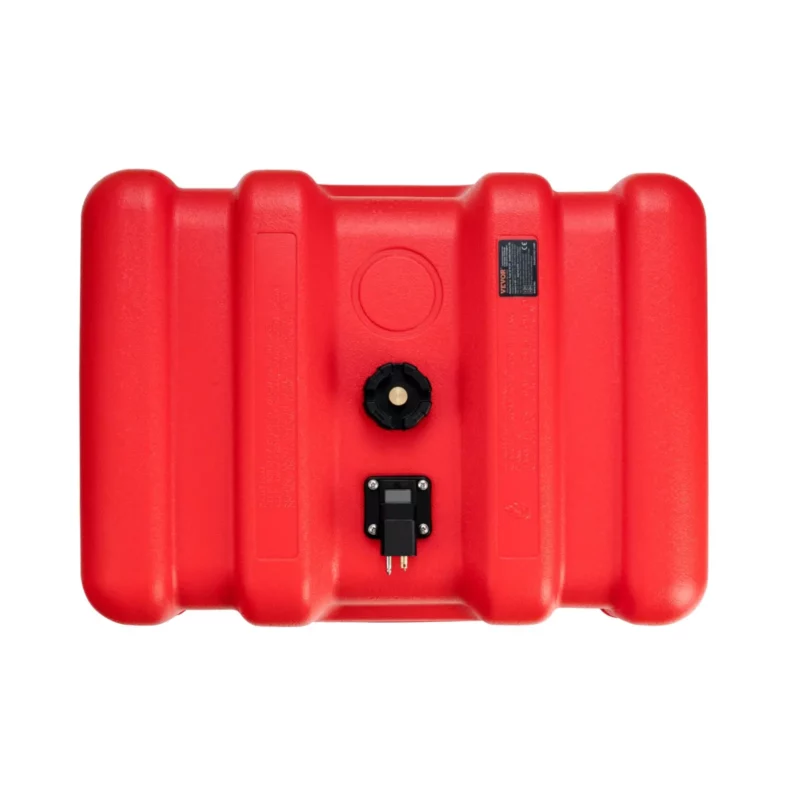 VEVOR Marine Fuel Tank, 14.53 Gallon/55L, Portable Boat Fuel Gas Tank for Outboard Engine Boats, Plastic Outboard Marine Boat Fuel Tank with Hose, Easy to Carry for Yacht, Fishing Boat, Deck Boat, Red - Image 20